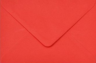 Пощенски плик за поздравителна картичка - червен | shop.qrmedia.bg