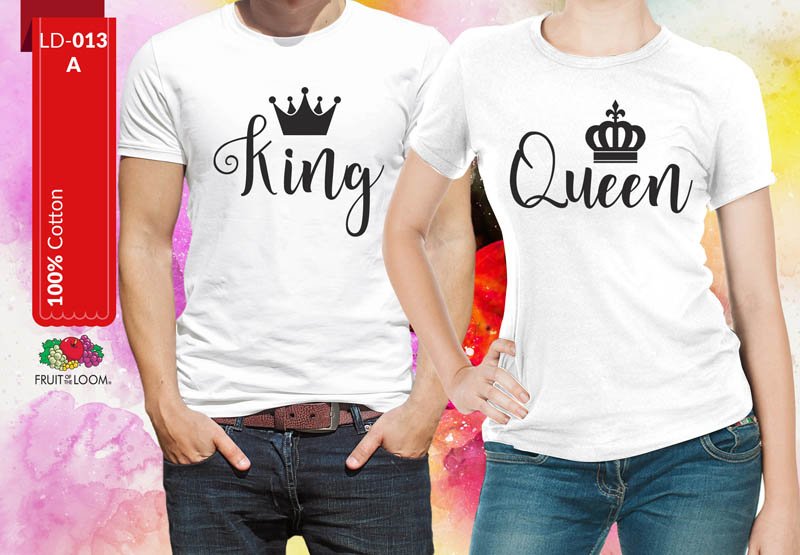 Комплект тениски за двойка 14 | shop.qrmedia.bg