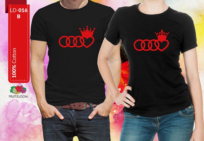 Комплект тениски за двойка 17 | shop.qrmedia.bg