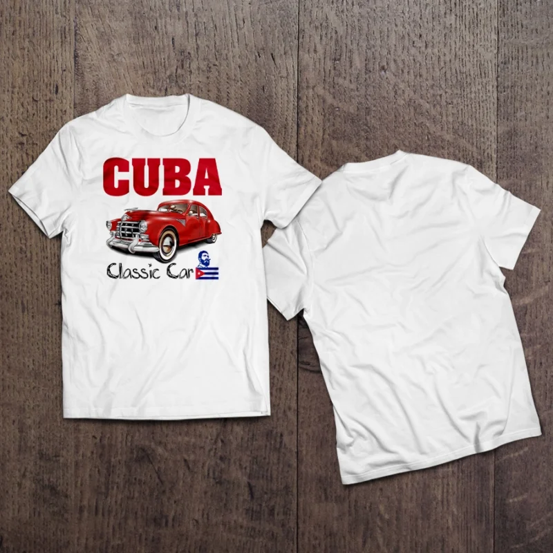 Тениска CUBA CARS | shop.qrmedia.bg