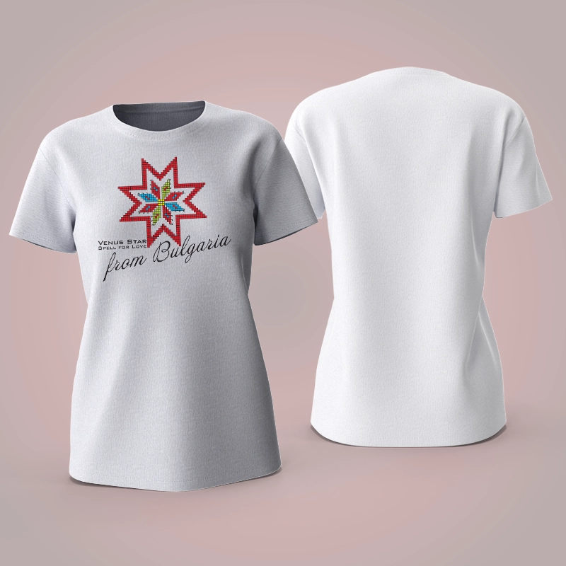 Тениска с шевица за любов | shop.qrmedia.bg