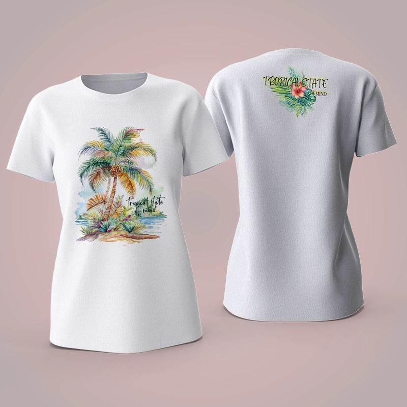 Тениска Палми | shop.qrmedia.bg