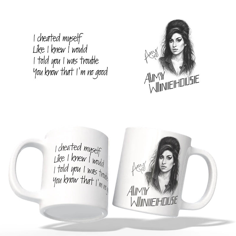 Чаша Amy Winehouse | shop.qrmedia.bg