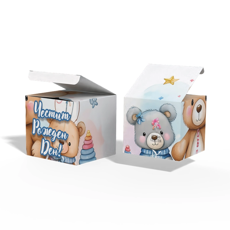 Кутия ПЛЮШЕНИ МЕЧЕТА | shop.qrmedia.bg