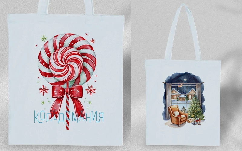 Торба Коледомания | shop.qrmedia.bg