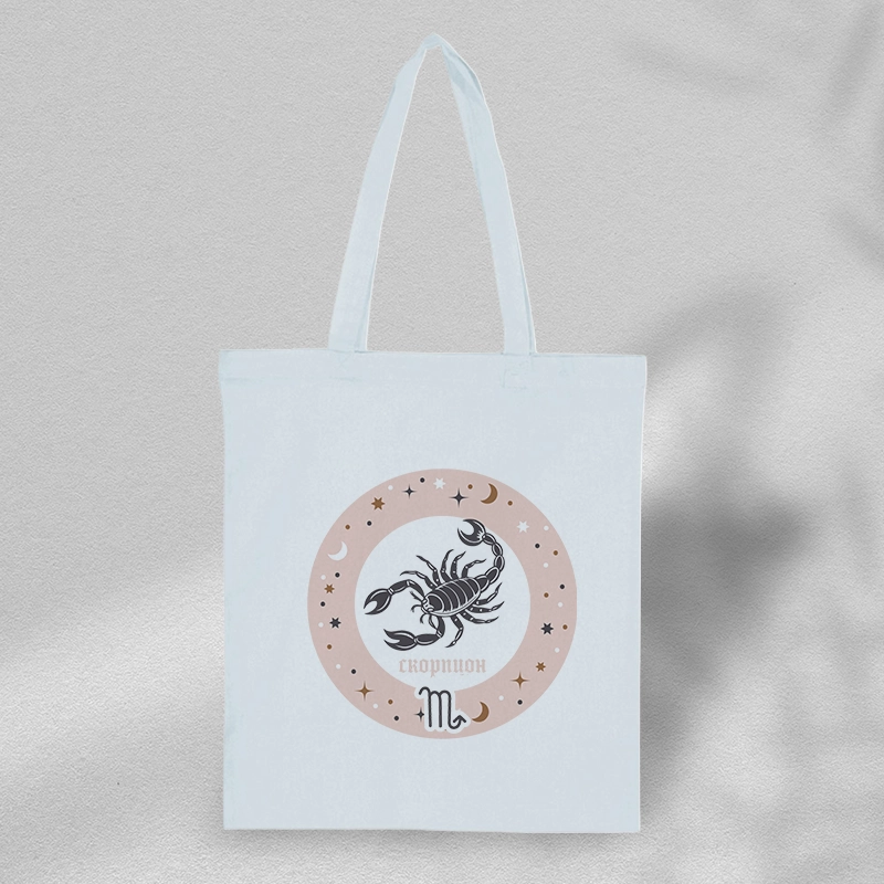 Торба РОЗОВ СКОРПИОН | shop.qrmedia.bg