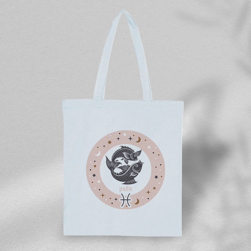 Торба РОЗОВИ РИБИ | shop.qrmedia.bg
