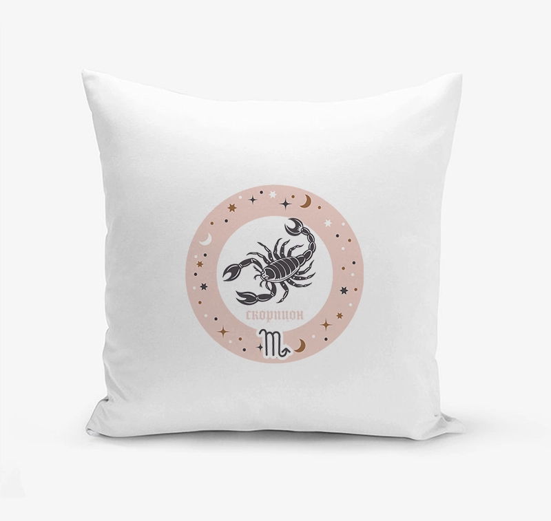 Възглавница РОЗОВ СКОРПИОН | shop.qrmedia.bg