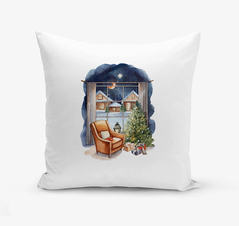 Възглавница Коледена нощ | shop.qrmedia.bg