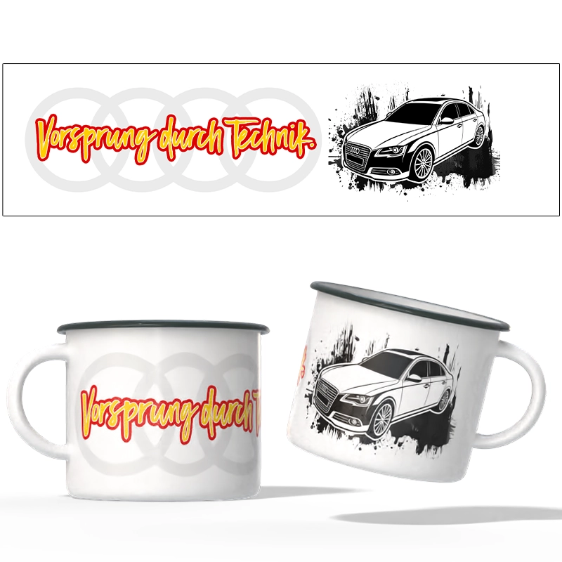 Метално канче AUDI 01 | shop.qrmedia.bg