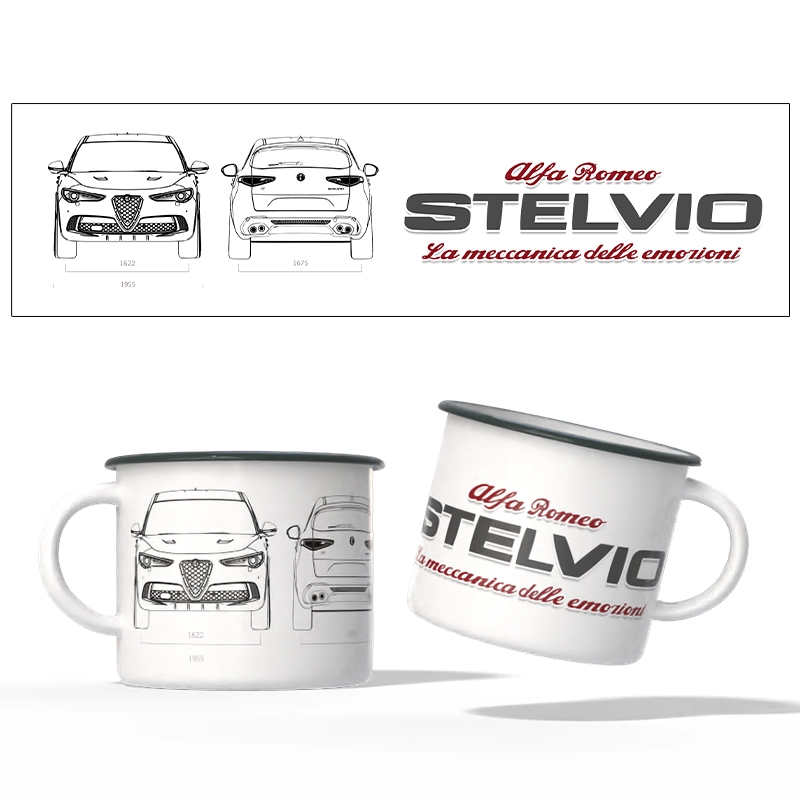 Метално канче ALFA ROMEO STELVIO | shop.qrmedia.bg