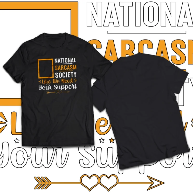 Тениска NATIONAL SARCASM CLUB - 01 | www.shop.qrmedia.bg