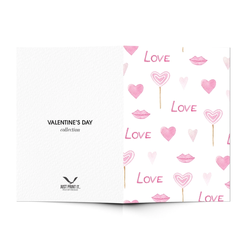 Поздравителна картичка Valentine's Day - 07 | shop.qrmedia.bg