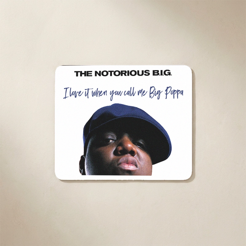 Подложка за мишка - The Notorious B.I.G. | shop.qrmedia.bg